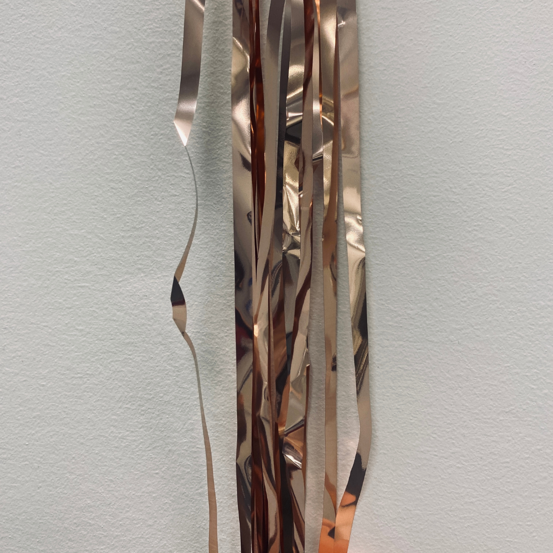 Rose Gold Hanging Streamer Balloon Tails
