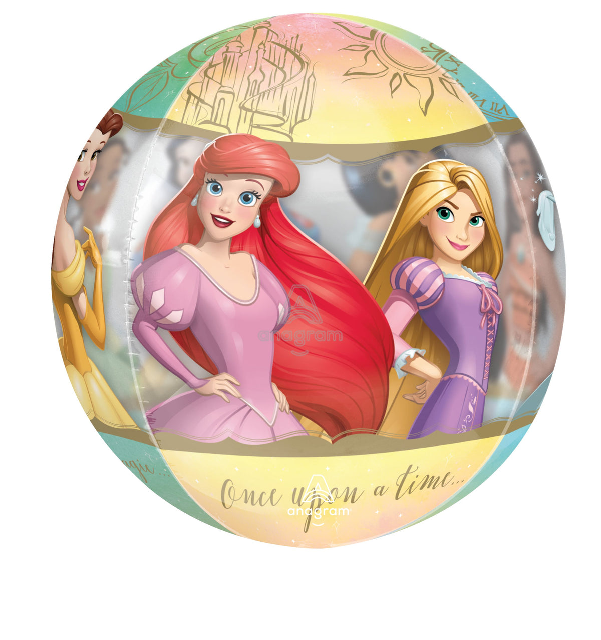 Disney Princesses Once Upon A Time Clearz Balloon (15 Inch)