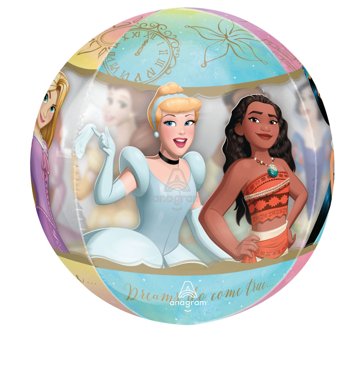 Disney Princesses Once Upon A Time Clearz Balloon (15 Inch)