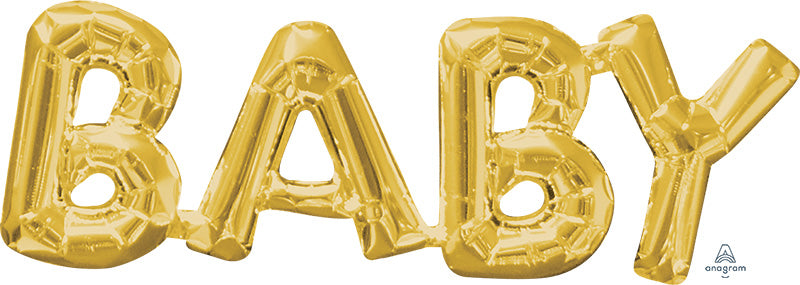 BABY Balloon Word Phrase Banner