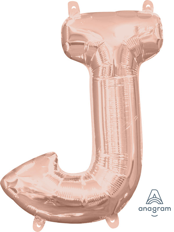 Air-Filled, Non-Floating Small Print Letters (16 Inch)