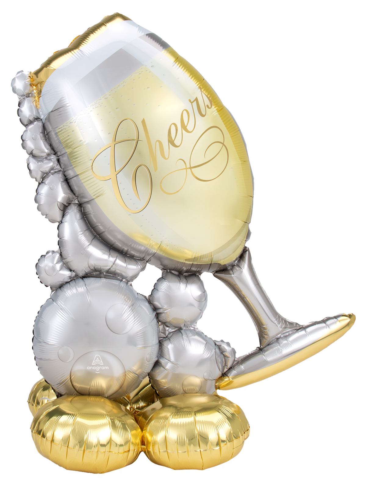 Airloonz Giant Bubbly Wine Glass Balloon Display