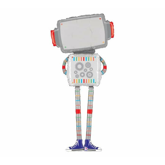 Giant Life-Size Birthday Robot Balloon (5 Foot Tall)