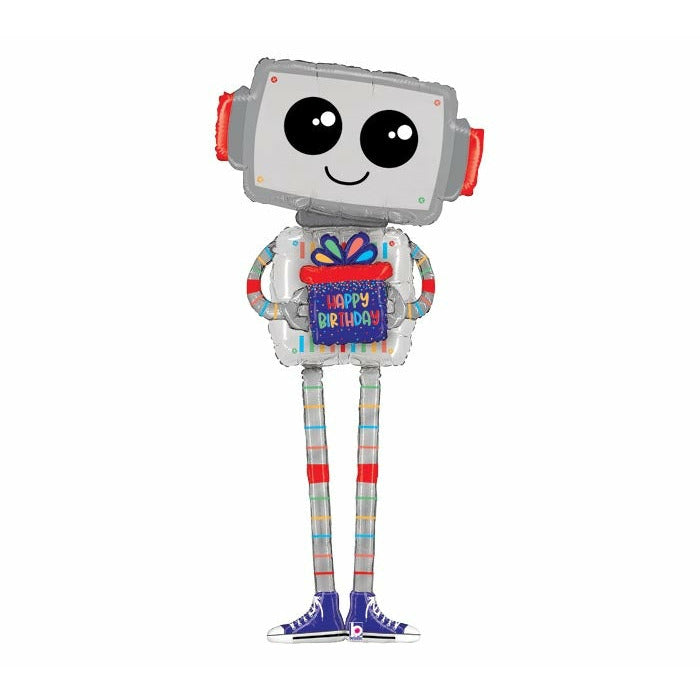 Giant Life-Size Birthday Robot Balloon (5 Foot Tall)