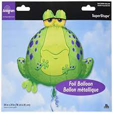 Bored Frog Foil Balloon