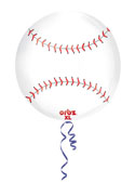 Baseball Orbz Balloon (15 Inch)
