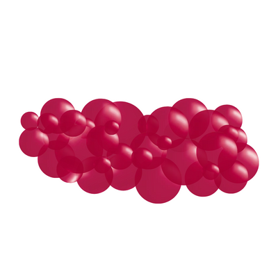 Monochromatic Balloon Garlands