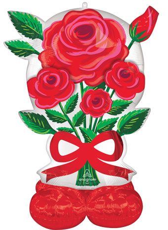 Red Roses Balloons