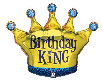 Birthday King Balloons