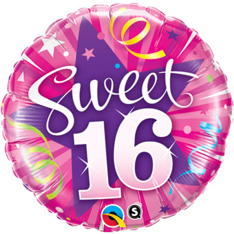 Sweet 16 Balloons