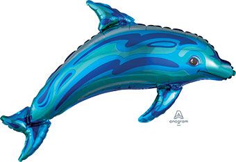 DOLPHIN OCEAN BLUE 37"