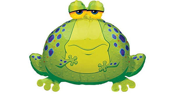 Bored Frog Foil Balloon