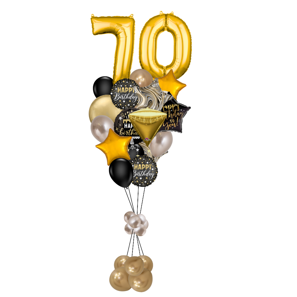 70th Birthday Elegant Age Designer's Choice Bouquet