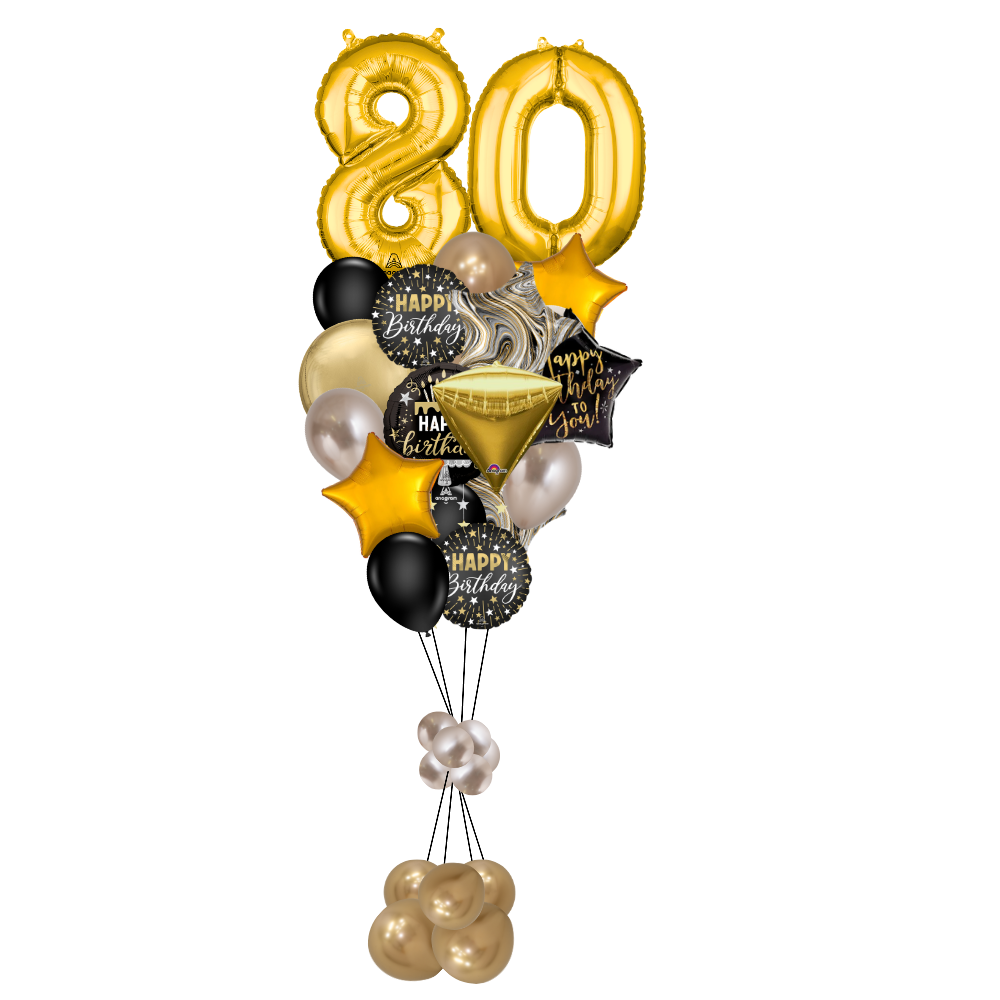 80th Birthday Elegant Age Designer's Choice Bouquet