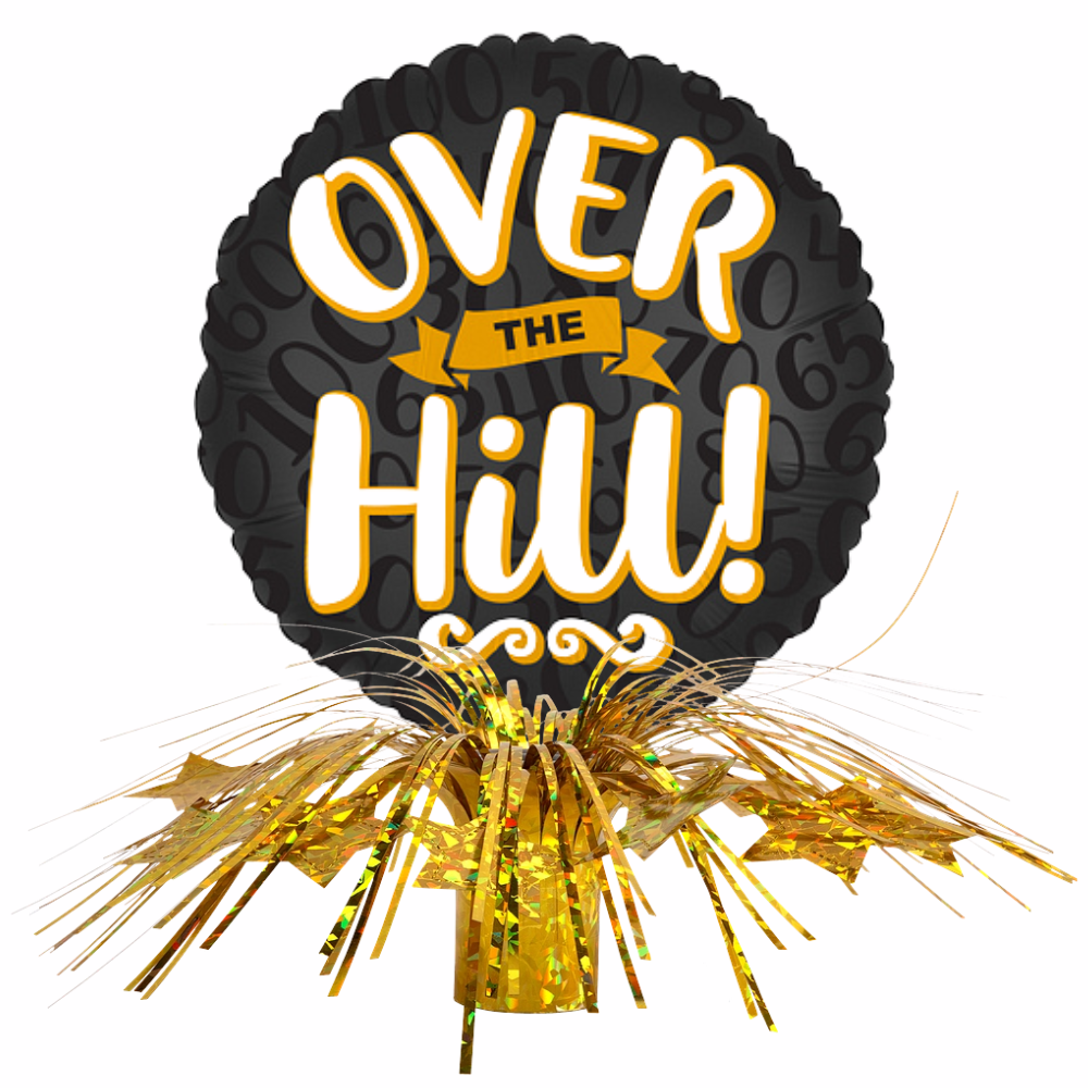 Over the Hill Fringe Centerpiece