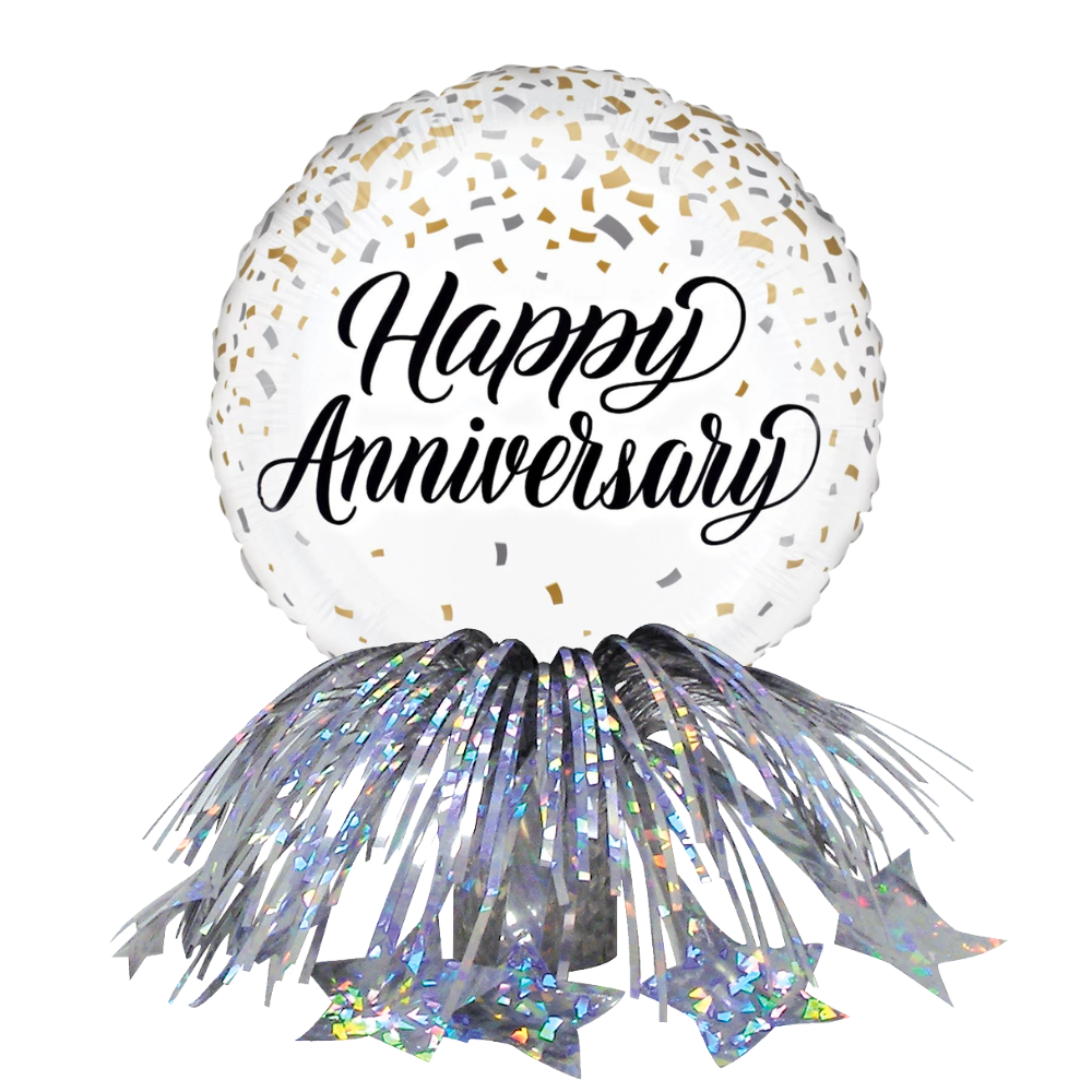 Happy Anniversary Fringe Centerpiece