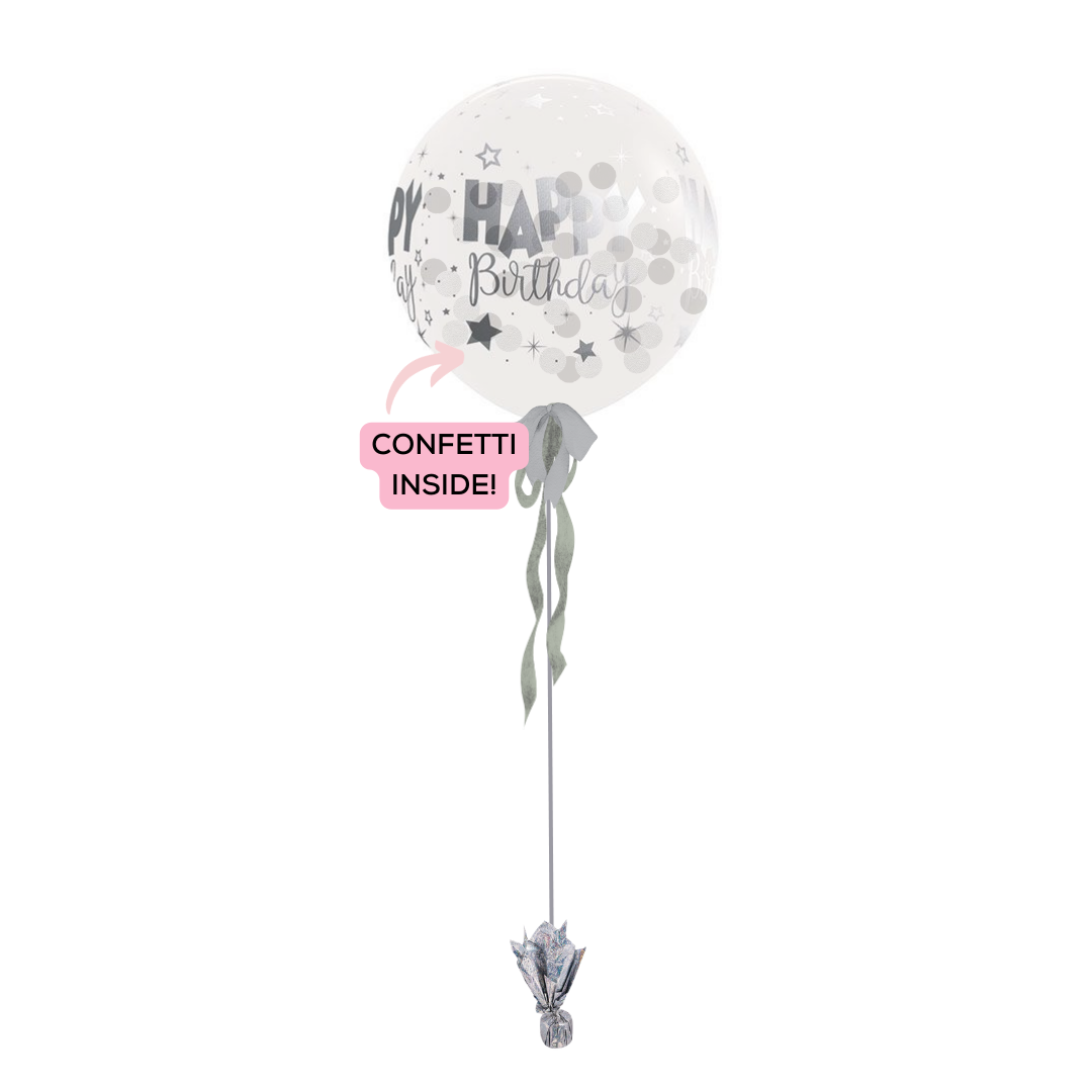 Confetti Birthday Giant Gift Balloon (24 Inch)