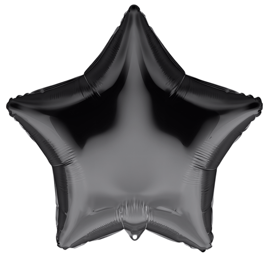 Black Jumbo Star Foil Balloon
