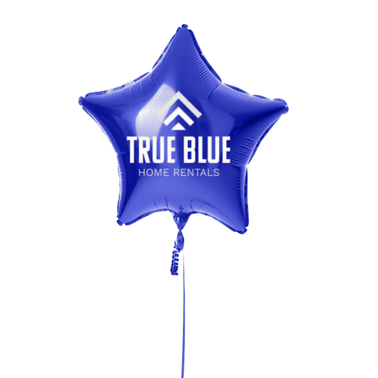 True Blue Home Rentals Custom Star Balloon