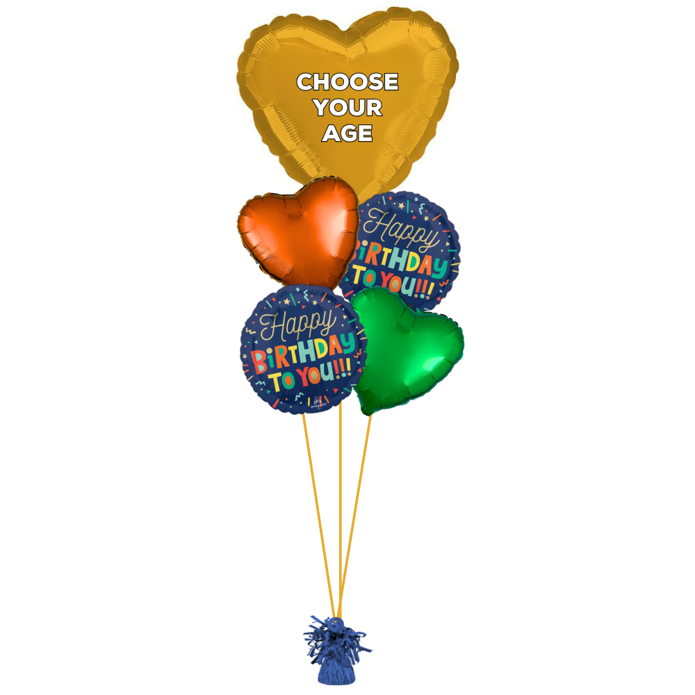 Masculine Personalized Age Birthday Bouquet - Coming Soon