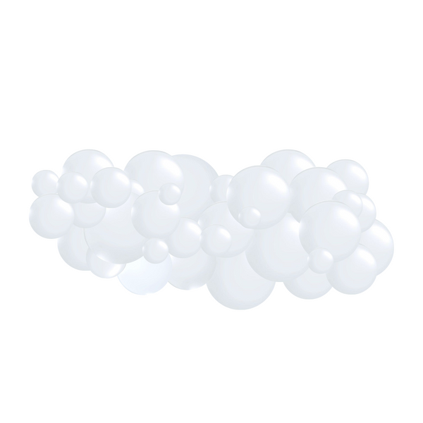 Monochromatic Clear "Bubble" Garland (5 Feet)