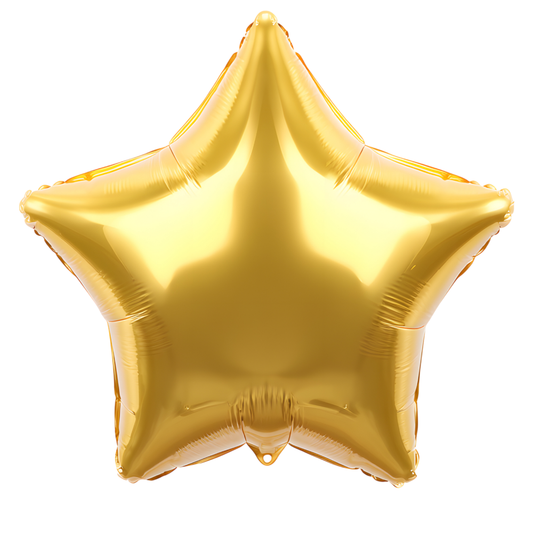 Gold Jumbo Star Foil Balloon