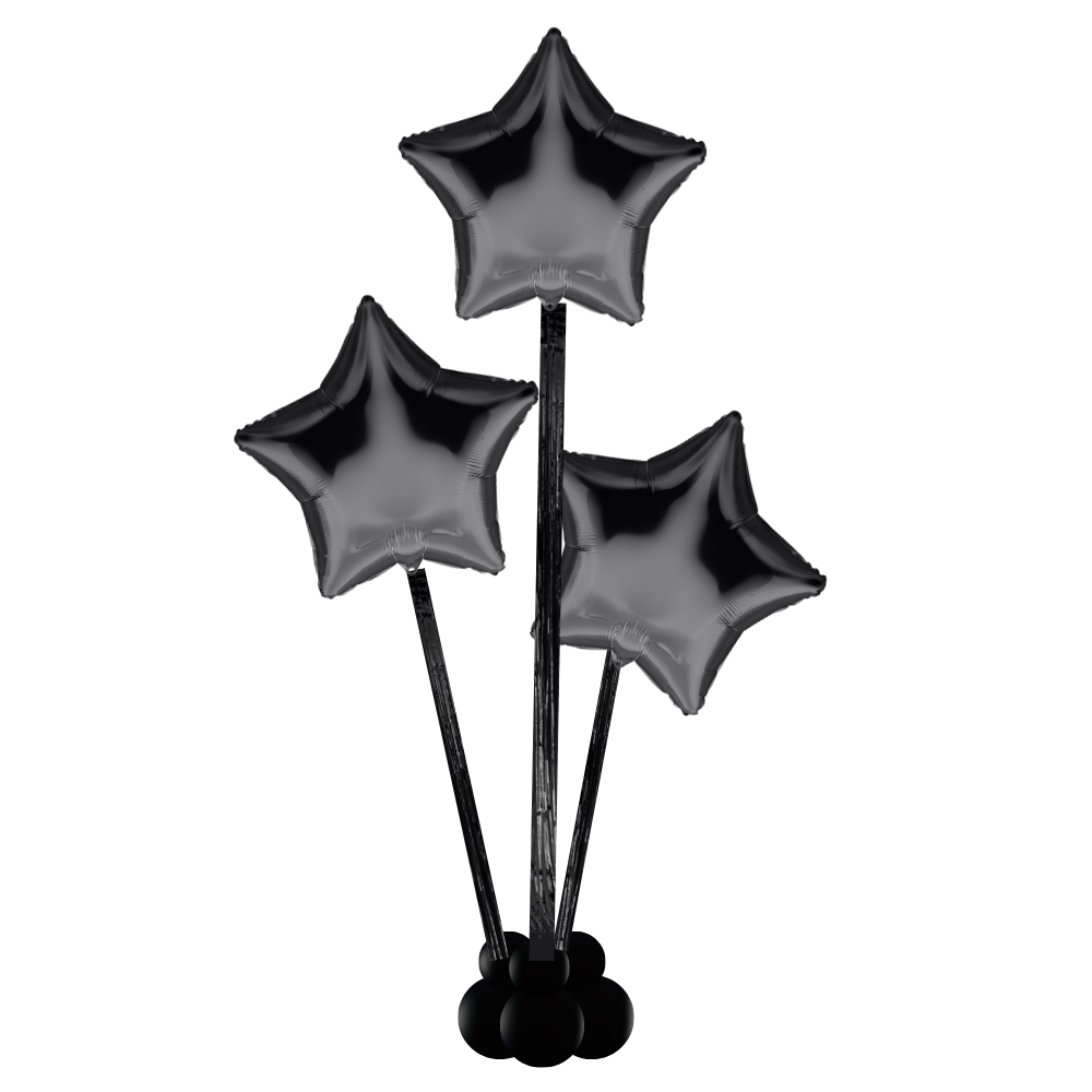 Black Jumbo Star Trio Bouquet