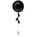 Black Tasseled Orb