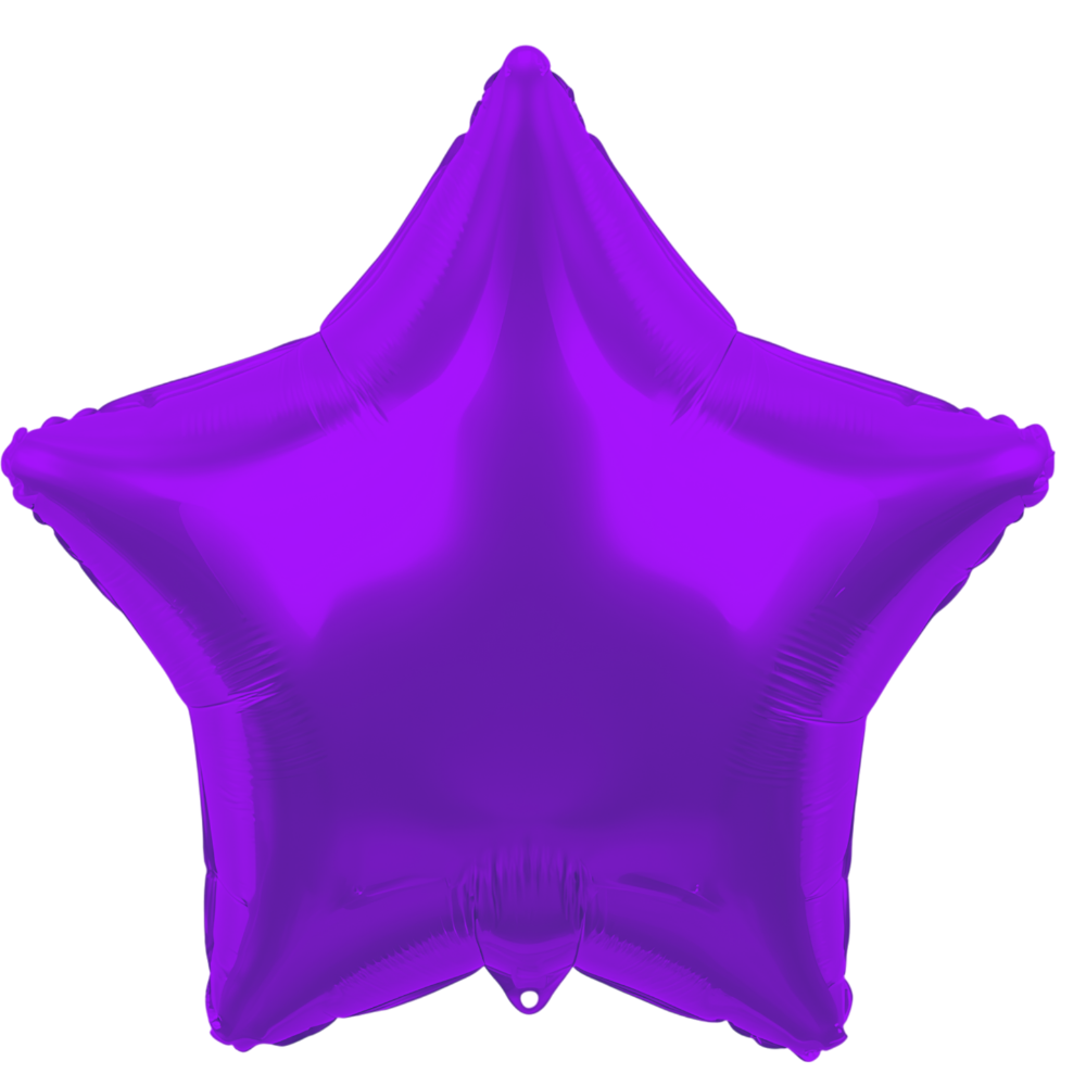 Purple Jumbo Star Foil Balloon
