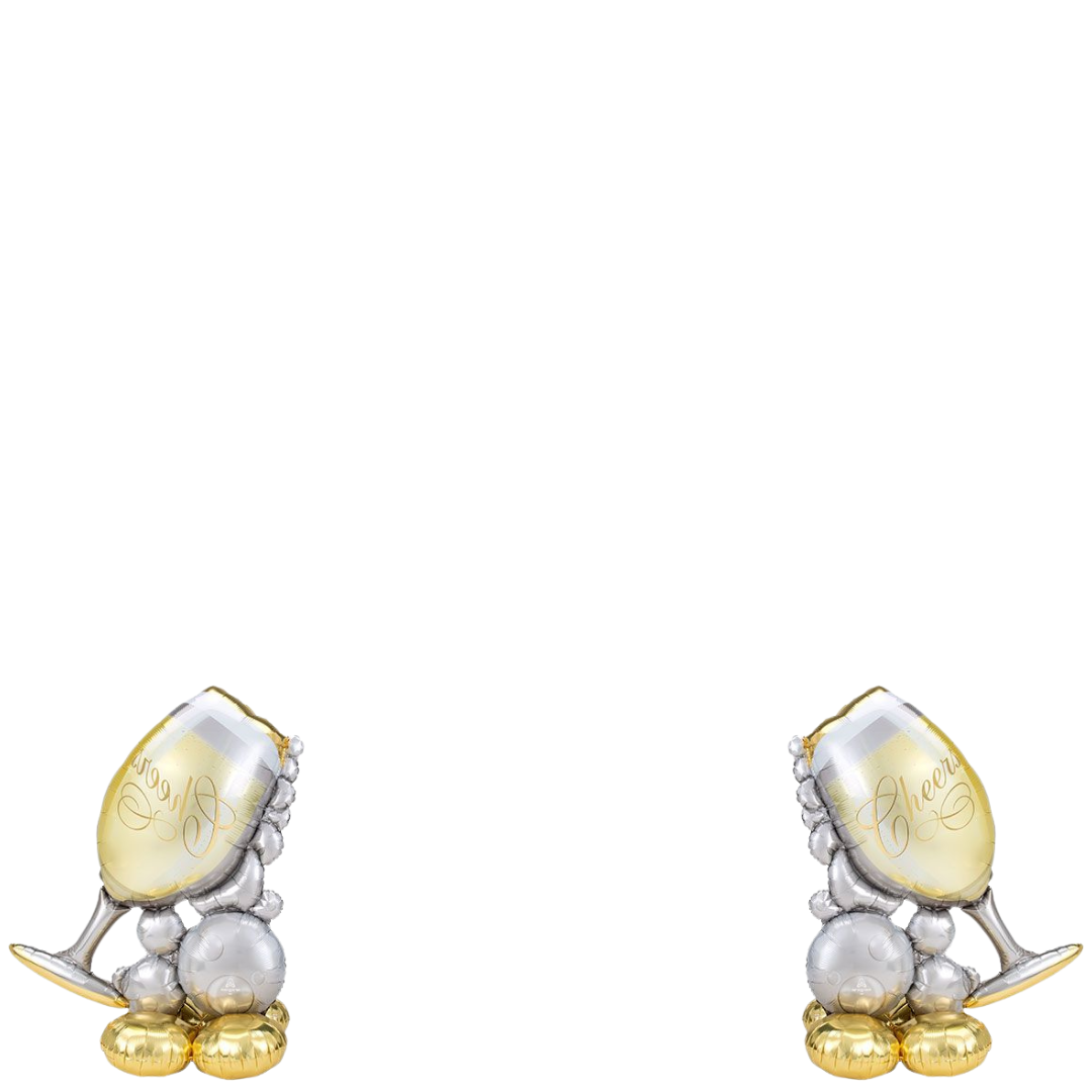 Giant Champagne Glass Airloonz Balloon (49 Inch)