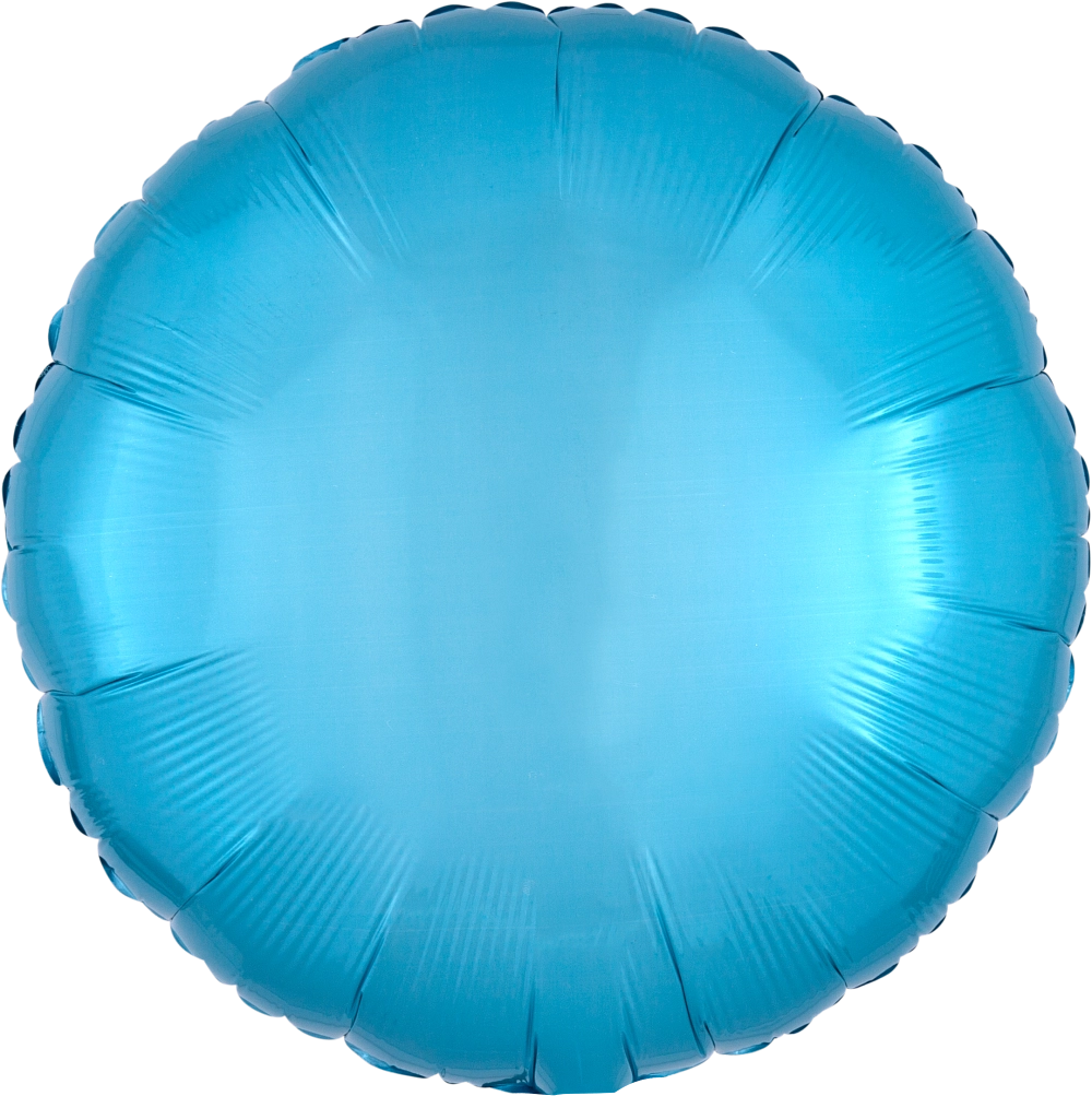 Robin's Egg soft teal 18 inch round foil balloon Anagram – elegant teal circle helium balloon