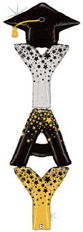 YAY Grad Stacker Balloon 6' Tall Foil Balloon