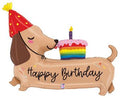 Happy Birthday Dachshund Balloon (43 Inch)