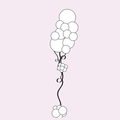 Custom Medium Organic Latex Balloon Bouquets