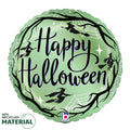 Green Witchy Halloween Foil Balloon