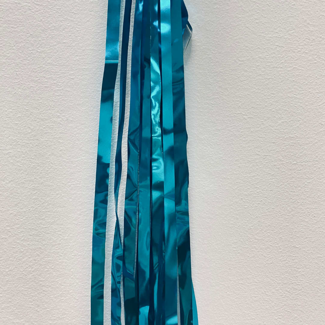 Teal Hanging Streamer Balloon Tails