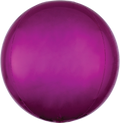 Bright Hot Pink Solid Orbz Balloon (15 Inch)