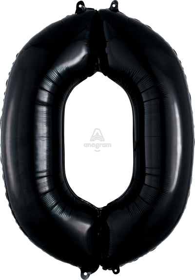 Medium Black Numbers Balloons (3 Foot or 34 Inch)