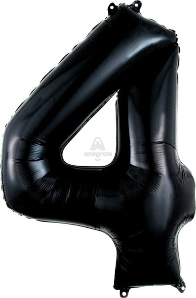 Medium Black Numbers Balloons (3 Foot or 34 Inch)