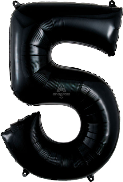 Medium Black Numbers Balloons (3 Foot or 34 Inch)