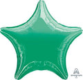 Dark Green Star Balloon (18 Inch)