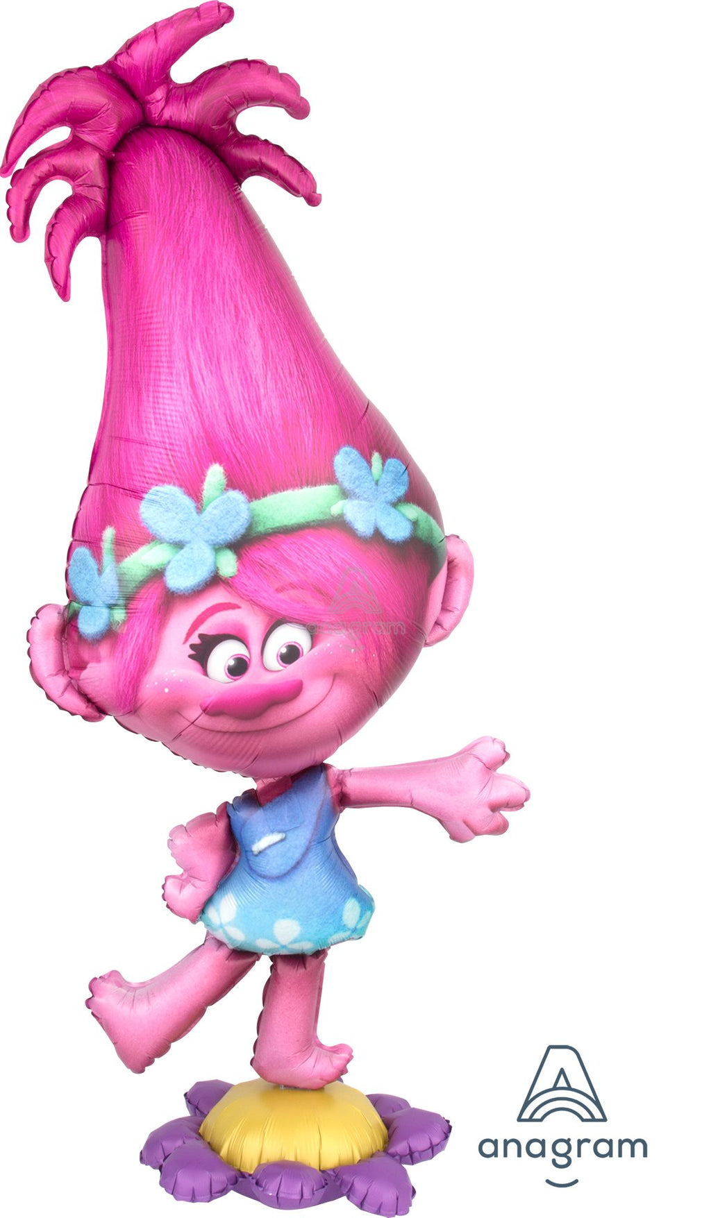 Giant Trolls Poppy Airwalker Balloon (58 Inch)