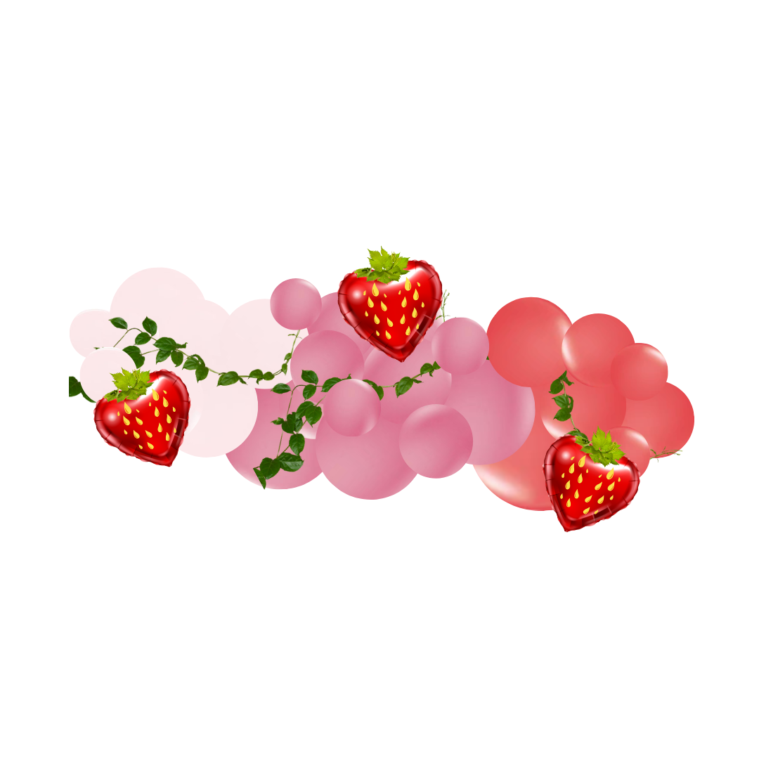 Sweet Strawberries Luxury Garland