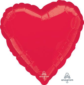 Large Red Heart Foil Balloon (28 Inch)