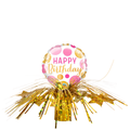 Pink & Gold Birthday Mini Table Centerpiece