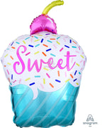 Sweet and Treats Yum Cupcake Balloon (26 Inch)