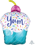 Sweet and Treats Yum Cupcake Balloon (26 Inch)