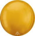Jumbo Yellow Gold Solid Orbz 21" Foil Balloon