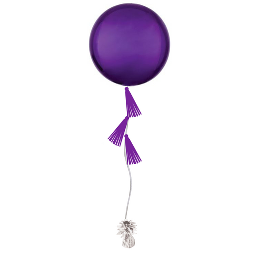 Purple Tasseled Orb