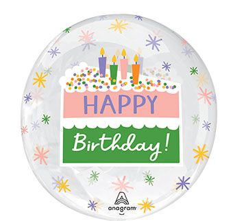 Happy Birthday Pastel Cake Clearz